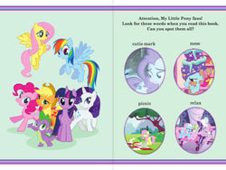 Size: 480x360 | Tagged: safe, applejack, fluttershy, pinkie pie, rainbow dash, rarity, spike, starlight glimmer, twilight sparkle, alicorn, pony, g4, cupcake, food, mane seven, mane six, meet starlight glimmer, twilight sparkle (alicorn)