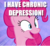 Size: 793x725 | Tagged: safe, edit, edited screencap, screencap, pinkie pie, earth pony, pony, g4, cropped, dialogue, dissonant caption, female, image macro, irrational exuberance, lies, meme, smiling, solo, text