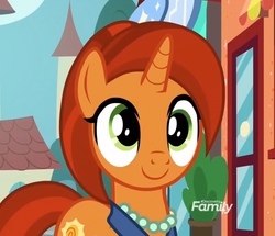 Size: 1200x1032 | Tagged: safe, screencap, stellar flare, pony, g4, the parent map, cropped, cute, female, grin, mare, smiling, solo, stellarbetes