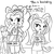 Size: 1650x1650 | Tagged: safe, artist:tjpones, adagio dazzle, aria blaze, sonata dusk, siren, equestria girls, g4, my little pony equestria girls: rainbow rocks, black and white, cat ears, cat gloves, clothes, dialogue, eating, female, food, gloves, grayscale, hot dog, meat, monochrome, nya, paw prints, pun, sausage, simple background, smiling, the dazzlings, trio, whiskers, white background