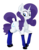 Size: 2605x3308 | Tagged: safe, artist:paskanaakka, derpibooru exclusive, rarity, pony, unicorn, g4, chest fluff, ear fluff, female, high res, hoof boots, leg fluff, mare, raised hoof, simple background, solo, tail wrap, transparent background