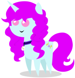 Size: 561x588 | Tagged: safe, artist:souleevee99, oc, oc only, oc:blooming corals, pony, unicorn, female, mare, pointy ponies, simple background, smiling, solo, transparent background