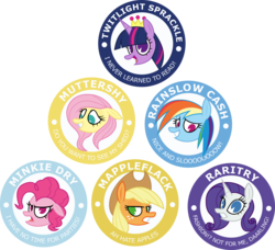 Size: 6569x6000 | Tagged: safe, artist:sollace, applejack, fluttershy, pinkie pie, rainbow dash, rarity, twilight sparkle, alicorn, earth pony, pegasus, pony, unicorn, .mov, shed.mov, g4, the maud couple, .svg available, absurd resolution, crown, darling, fluttershed, i never learned to read, jewelry, mane six, pac-man eyes, regalia, reversed, simple background, transparent background, vector, wrong eye color