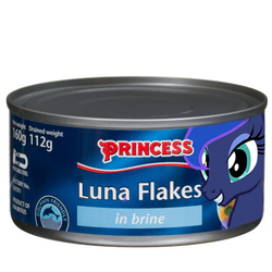 Size: 427x427 | Tagged: safe, edit, princess luna, g4, canned food, food, princess, simple background, tuna, white background