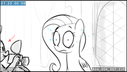 Size: 1920x1080 | Tagged: safe, screencap, fluttershy, spike, g4, non-compete clause, animatic, faic, shocked, thousand yard stare, wide eyes