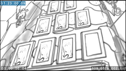 Size: 1920x1080 | Tagged: safe, screencap, fluttershy, g4, non-compete clause, animatic, grayscale, monochrome, picture, wall of shy
