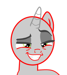 Size: 900x994 | Tagged: safe, artist:grapefruitface1, pony, g4, the parent map, base, faic, seductive look, simple background, smiling, smug, solo, template, transparent background