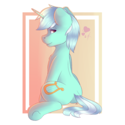 Size: 2000x2000 | Tagged: safe, artist:spirit-dude, lyra heartstrings, pony, unicorn, g4, abstract background, female, high res, mare, simple background, solo, transparent background