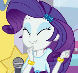 Size: 769x720 | Tagged: safe, screencap, rarity, dance magic, equestria girls, spoiler:eqg specials, animated, cropped, cute, eyes closed, female, gif, giggling, raribetes, solo