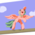 Size: 1252x1244 | Tagged: safe, alternate version, artist:dinexistente, somnambula, pegasus, pony, g4, day, drawthread, female, flying, mare, pixel art, request, sky, smiling, solo