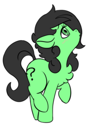 Size: 731x1041 | Tagged: safe, artist:lockhe4rt, oc, oc only, oc:filly anon, pony, chest fluff, female, filly, simple background, solo, transparent background