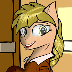 Size: 1000x1000 | Tagged: safe, artist:endelthepegasus, oc, oc only, pony, female, smiling, solo