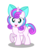 Size: 1024x1281 | Tagged: safe, artist:aleximusprime, princess flurry heart, alicorn, pony, g4, bow, cute, female, filly, flurrybetes, hair bow, looking at you, older, older flurry heart, simple background, solo, tail bow, transparent background, vector