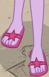 Size: 737x1149 | Tagged: safe, sci-twi, twilight sparkle, equestria girls, friendship math, g4, my little pony equestria girls: better together, cropped, feet, flip-flops, legs, pictures of legs, sandals