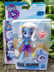 Size: 900x1200 | Tagged: safe, artist:ritalux, trixie, starfish, a case for the bass, equestria girls, g4, my little pony equestria girls: better together, my little pony equestria girls: rainbow rocks, shake your tail, bikini, clothes, doll, equestria girls minis, irl, midriff, photo, swimsuit, toy