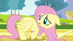 Size: 1200x675 | Tagged: safe, screencap, fluttershy, pony, g4, hurricane fluttershy, female, solo