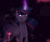 Size: 3000x2500 | Tagged: safe, artist:lrusu, twilight sparkle, alicorn, pony, g4, corrupted twilight sparkle, curved horn, evil grin, glowing cutie mark, glowing eyes, glowing horn, grin, high res, horn, slit pupils, smiling, twilight sparkle (alicorn)