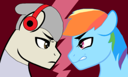 Size: 600x359 | Tagged: safe, artist:lightningbolt39, rainbow dash, g4, dashiegames, dashiexp, youtuber