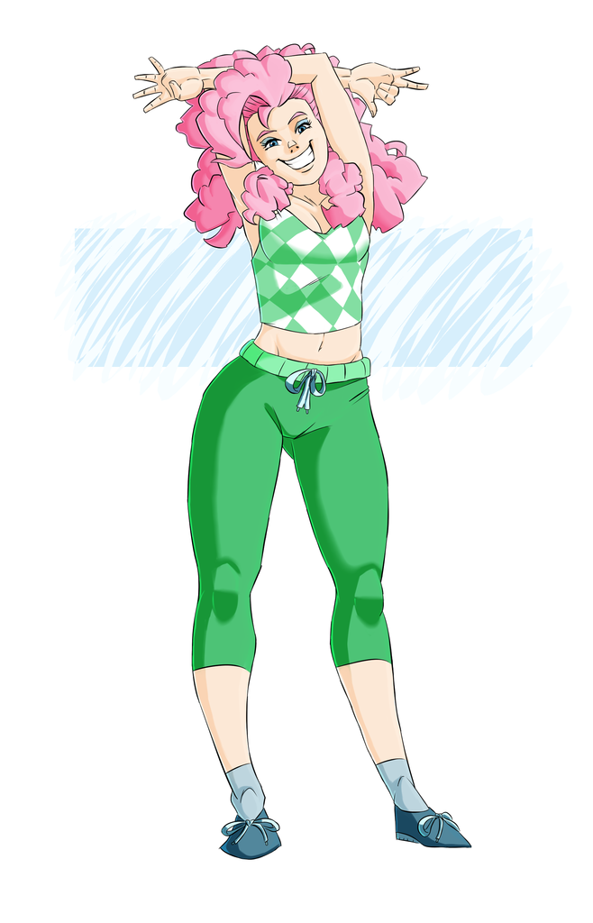 1754192 Safe Artistvalo Son Pinkie Pie Human Armpits Belly Button Humanized Looking 3598