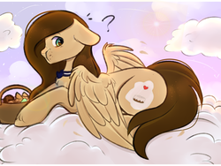 Size: 4000x3000 | Tagged: safe, artist:pesty_skillengton, oc, oc only, pegasus, pony, cute, eating, female, solo
