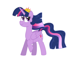 Size: 1023x812 | Tagged: safe, artist:ashidaii, twilight sparkle, alicorn, pony, g4, female, simple background, solo, transparent background, twilight sparkle (alicorn)