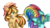 Size: 1920x1080 | Tagged: safe, artist:macaroonburst, oc, oc only, oc:apple bud, oc:starry heart, earth pony, pegasus, pony, base used, crossed arms, female, mare, offspring, parent:applejack, parent:caramel, parent:rainbow dash, parents:carajack, rainbow hair, simple background, transparent background
