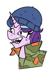 Size: 648x904 | Tagged: safe, artist:cowsrtasty, starlight glimmer, pony, unicorn, g4, my little pony: friendship is magic, the mean 6, beanie, clothes, female, hat, simple background, solo, transparent background, zergface