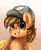 Size: 1446x1764 | Tagged: safe, artist:pridark, oc, oc only, oc:joycie, pegasus, pony, avicii, bust, cap, commission, cute, hat, ocbetes, portrait, solo