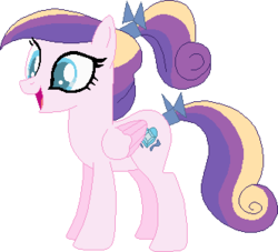 Size: 332x301 | Tagged: safe, artist:westrail642fan, princess cadance, pony, rise and fall, g4, alternate timeline, alternate universe, female, pegasus cadance, simple background, solo, teen princess cadance, transparent background