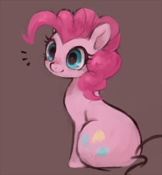 Size: 500x542 | Tagged: safe, artist:kei05, pinkie pie, earth pony, pony, g4, female, mare, simple background, smiling, solo