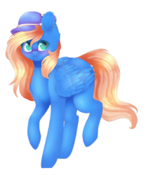 Size: 1946x2309 | Tagged: safe, artist:twinkepaint, oc, oc only, oc:scootalight heart, pegasus, pony, cap, female, hat, mare, simple background, solo, transparent background
