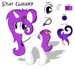 Size: 2116x1940 | Tagged: safe, artist:starglaxy, artist:teepew, oc, oc only, oc:star galaxy, pony, unicorn, base used, female, mare, reference sheet, show accurate, simple background, solo, transparent background, vector