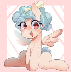 Size: 1825x1843 | Tagged: safe, artist:koto, cozy glow, pegasus, pony, g4, marks for effort, cozybetes, cute, female, filly, looking at you, solo