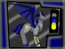 Size: 2560x1920 | Tagged: safe, artist:pd123sonic, oc, oc only, oc:dave, bat pony, pony, bat pony oc, gauntlet, reference sheet, solo