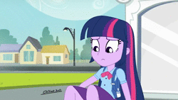 Size: 1920x1080 | Tagged: safe, artist:cesar3o0, twilight sparkle, human, equestria girls, g4, my little pony equestria girls, 60 fps, animated, barefoot, boots, feet, female, fetish, foot fetish, shocked, shoes, shoes removed, show accurate, soles, solo, sound, toes, webm, wiggling toes