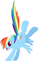 Size: 2283x3579 | Tagged: safe, artist:porygon2z, rainbow dash, pegasus, pony, g4, lesson zero, cutie mark, female, high res, simple background, solo, transparent background, vector