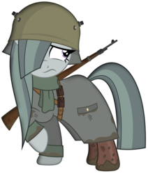 Size: 1024x1208 | Tagged: safe, artist:brony-works, part of a set, marble pie, earth pony, pony, g4, clothes, female, german, gun, helmet, military, military uniform, mud, rifle, simple background, solo, transparent background, uniform, vector, weapon, world war i