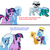 Size: 1364x1368 | Tagged: safe, artist:dekomaru, artist:sketchmcreations, edit, jack pot, sunflower spectacle, trixie, twilight sparkle, oc, oc:hazel lulamoon, oc:iniduoh, pony, unicorn, tumblr:ask twixie, g4, ask, female, gangnam style, lesbian, op is right, ship:jacktacle, ship:twixie, shipping, sunglasses, trixie's parents, tumblr