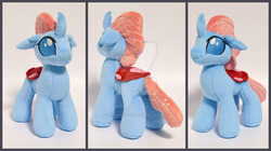 Size: 1024x575 | Tagged: safe, artist:gingerale2016, ocellus, changedling, changeling, g4, irl, obtrusive watermark, photo, plushie, solo, watermark