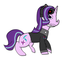Size: 2048x1536 | Tagged: artist needed, safe, starlight glimmer, pony, g4, 1000 hours in ms paint, aviator goggles, bomber crew, female, franziska festung, ragelight glimmer, simple background, solo, transparent background