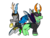 Size: 2048x1536 | Tagged: artist needed, safe, discord, thorax, changedling, changeling, g4, 1000 hours in ms paint, aviator goggles, bomber crew, duo, franz and fritz blitzer, king thorax, simple background, transparent background