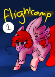 Size: 1447x2039 | Tagged: safe, artist:php115, derpibooru exclusive, pegasus, pony, comic:flightcamp, balloon (inanimate insanity), comic cover, inanimate insanity, male, medibang paint, ponified, preview, sneak peek, solo, stallion