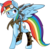 Size: 2100x2069 | Tagged: source needed, safe, artist:kittykitsune13, artist:unnk, rainbow dash, pony, female, simple background, solo, steampunk, transparent background, vector