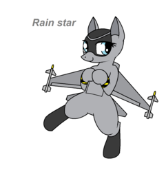 Size: 1046x1086 | Tagged: safe, artist:pencil bolt, oc, oc:rain star, original species, plane pony, pony, f-20, jet, plane, simple background, smiling, white background