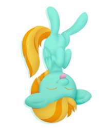 Size: 1200x1400 | Tagged: safe, artist:annogyingkala, lightning dust, pegasus, pony, g4, eyes closed, female, filly, floppy ears, simple background, solo, tongue out, transparent background