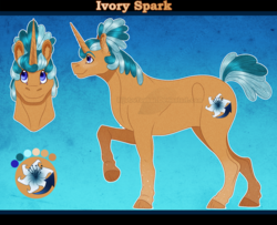 Size: 1280x1040 | Tagged: safe, artist:bijutsuyoukai, oc, oc only, oc:ivory spark, pony, unicorn, male, reference sheet, solo, stallion