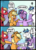 Size: 500x700 | Tagged: safe, artist:z-y-c, applejack, big macintosh, shining armor, twilight sparkle, earth pony, pony, unicorn, chinese, chinese meme, comic, female, male, mare, speech bubble, stallion, translated in the comments