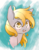 Size: 987x1280 | Tagged: safe, artist:toki, derpy hooves, pegasus, pony, g4, blushing, bust, cute, derpabetes, female, mare, smiling, solo