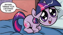 Size: 682x380 | Tagged: safe, artist:brenda hickey, idw, twilight sparkle, pony, friendship is magic #40, g4, cute, female, filly, filly twilight sparkle, twiabetes, weapons-grade cute, younger