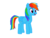 Size: 1600x1200 | Tagged: safe, artist:amaryllisg, derpibooru exclusive, rainbow dash, pegasus, pony, g4, female, simple background, solo